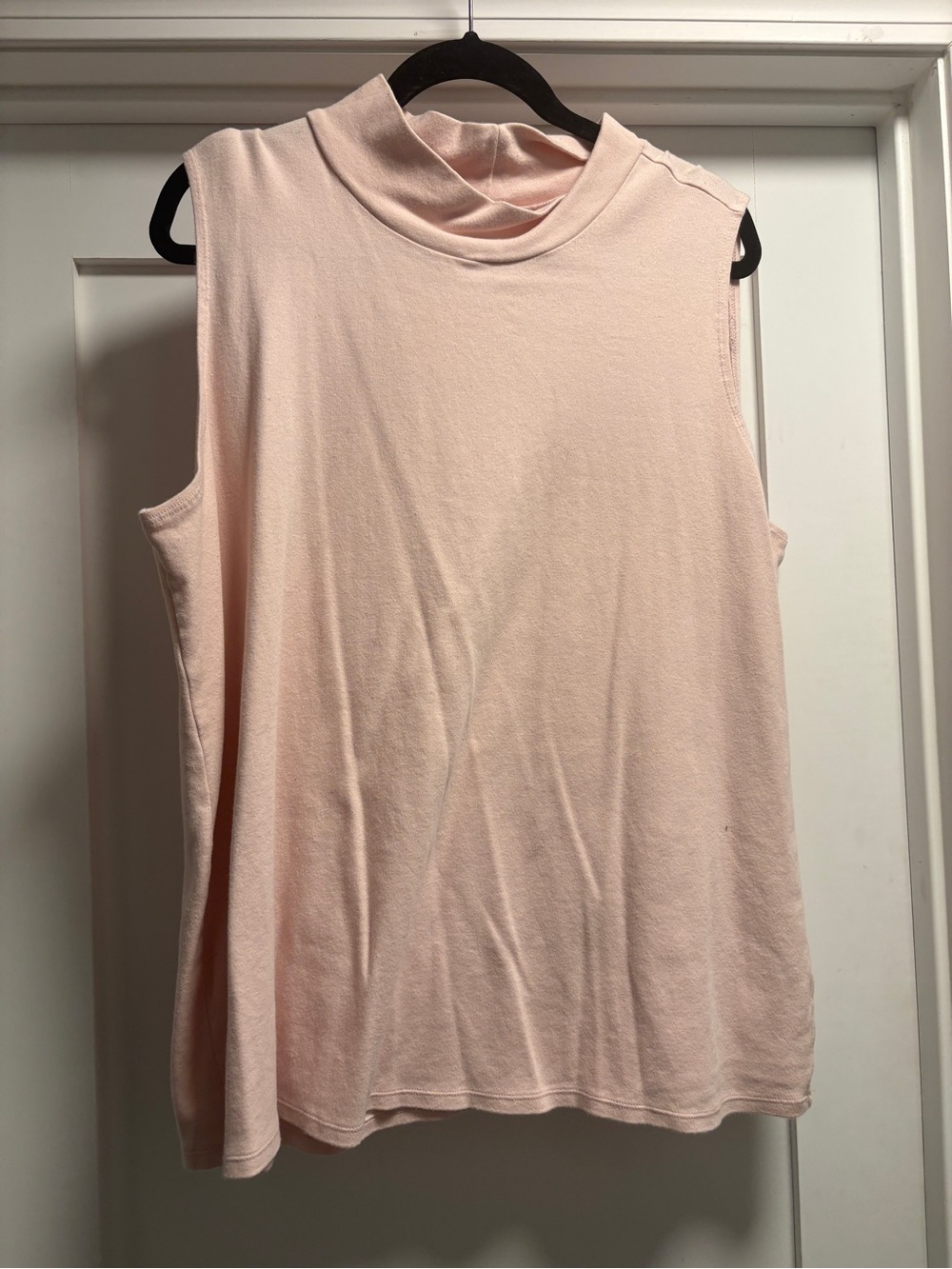 croft & barrow Sleeveless Mock Neck Tank - Light Pink